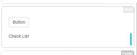 Picture showing an Element's Blue Border.